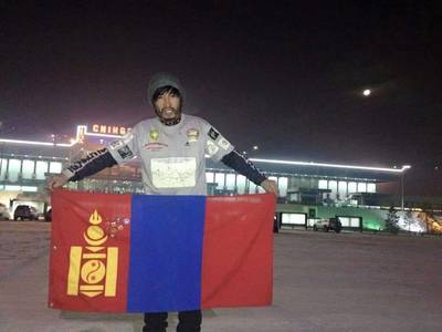 Ч.Мөнгөндалай 11 200 км-ыг дугуйгаар туулжээ