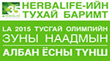 LA2015 тусгай олимпийн албан ёсны түнш