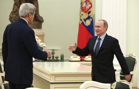 Путин, Керри нар уулзлаа