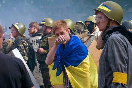 Донецкийн иргэд жагсана