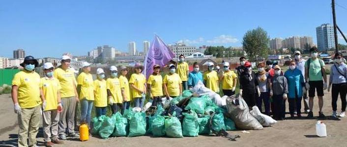 Эрүүл мэндийн салбарынхан “Хог bucket challenge” аянд оролцлоо
