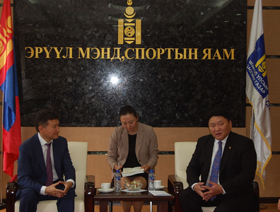 Г.Шийлэгдамба, К.Илюмжинов нар уулзлаа