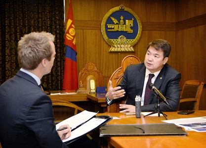 Ерөнхий сайд Германы сонинд ярилцлага өгчээ