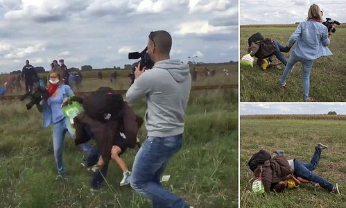Дүрвэгчийг унагаасан зураглаачийг халжээ
