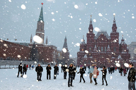 Москвад их хэмжээний цас оржээ