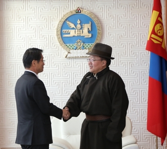 Ерөнхийлөгч Такэнори Шимизүг хүлээн авч уулзлаа