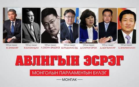 Авлигын эсрэг парламентын бүлэг байгуулагдлаа