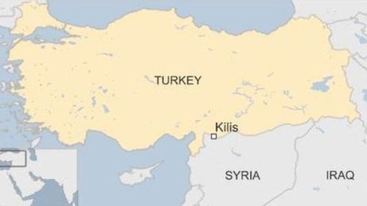 Туркийн Килис хот руу пуужин харважээ