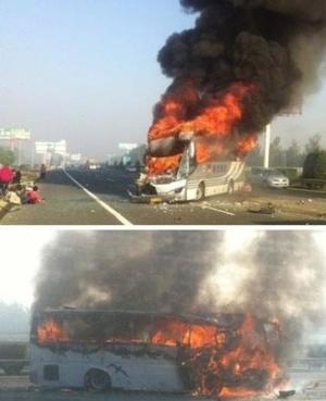 Ч.Отгонцэцэг: Шатсан автобусанд 37 монгол иргэн явсан 