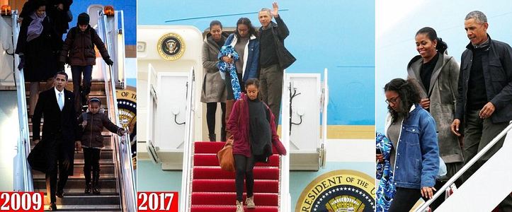 Обама сүүлчийн амралтаа авлаа