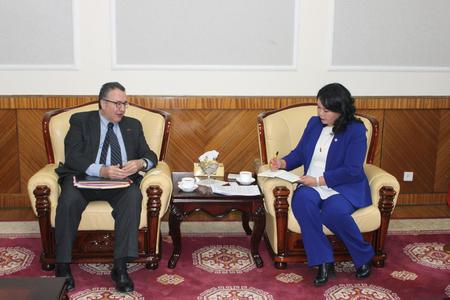 Н.Оюундарь Марко Ферриг хүлээн авч уулзав