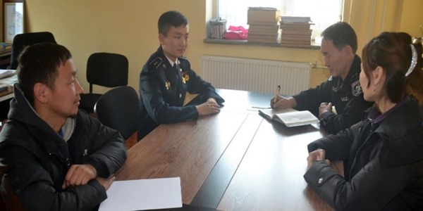 Эргүүлийн офицер гал унтраажээ