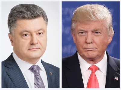 Трамп, Порошенко нар утсаар ярьжээ