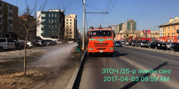 Ногоон байгууламжийн талбайн хаврын арчилгааг эхлүүллээ