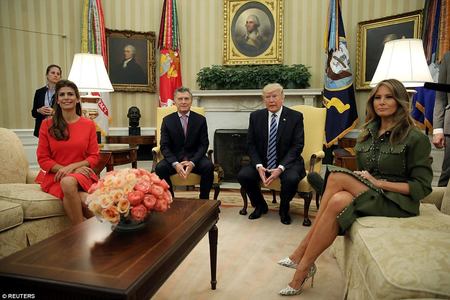 Трамп Цагаан ордондоо Аргентины тэргүүнийг хүлээн авав