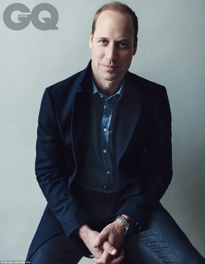 Уилъям ханхүү “GQ” сэтгүүлийг чимэв