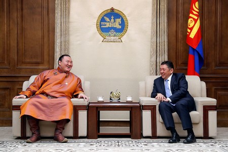 Хакүхо М.Даваажаргалыг хүлээн авч уулзав