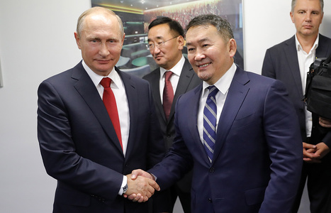 ОХУ, Монголын Ерөнхийлөгч нар анх удаа уулзлаа 