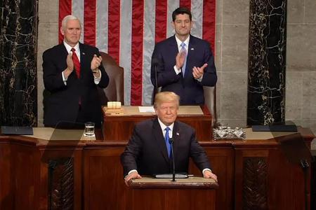 Конгресст тавьсан Трампын анхны илтгэлийг 40 сая хүн үзжээ