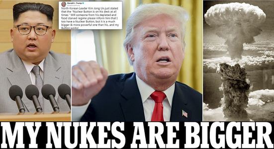 Трамп: Миний цөмийн зэвсгийн товчлуур Ким Чен Уныхаас том 