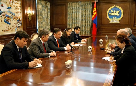 ОУВС-гийн төлөөлөгчдийг хүлээн авч уулзлаа