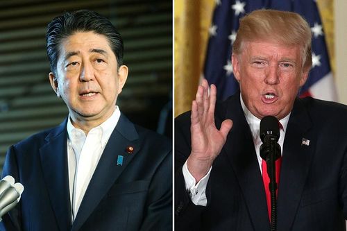 Трамп, Абег Цагаан ордондоо урьжээ