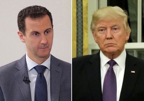 Трамп, Ассадад хариуг нь барьж, Сирид цохилт өгнө