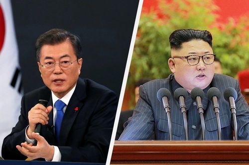 Хоёр Солонгосын тэргүүн нар анхны дуудлагаа хийнэ