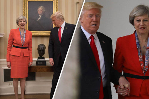 Трамп, Британид айлчилж, хатан хаанд бараалхана