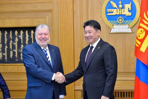 Фридрих Эбертийн сангийн Ерөнхийлөгчийг хүлээн авч уулзав