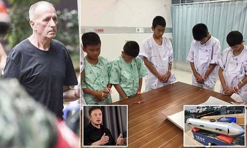 Агуйгаас хөвгүүдийг аварсан Британийн шумбагчийг доромжлов