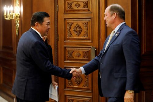 АНУ-ын Конгрессын Төлөөлөгчдийн танхимын гишүүдийг хүлээн авч уулзлаа