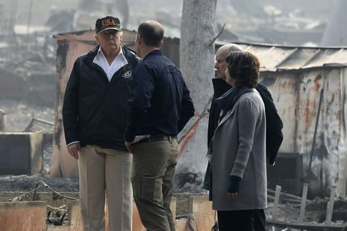 Д.Трамп түймрийн голомтод очлоо