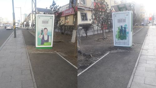 Сурталчилгааны самбарыг буулгаж, дугуйн замыг чөлөөллөө