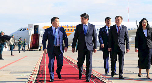 Ерөнхийлөгч Х.Баттулга Бишкекд газардлаа