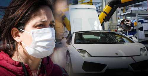COVID-19: Lamborghini амны хаалт үйлдвэрлэж эхэлнэ