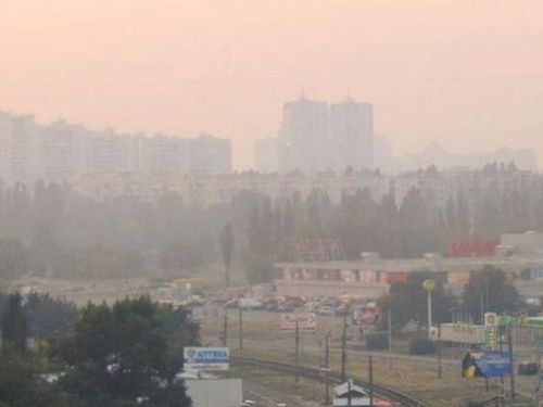 Чернобылийн түймрийн утаа Киевийг бүрхжээ