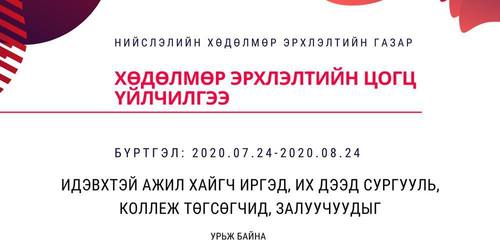 Хөдөлмөр эрхлэлтийн цогц үйлчилгээнд хамрагдах иргэдийг бүртгэж байна