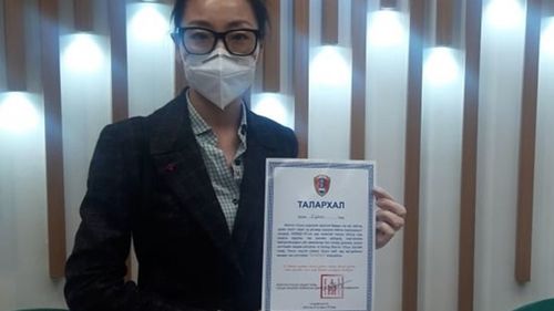 Өвөрмонголын иргэн Х.Цанаа 40 сая төгрөг хандивлалаа