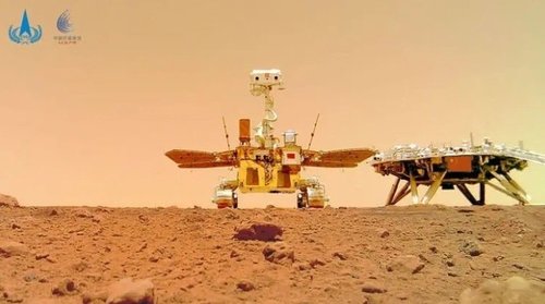 БНХАУ: Ангараг гарагийг судлах төхөөрөмж селфи илгээжээ