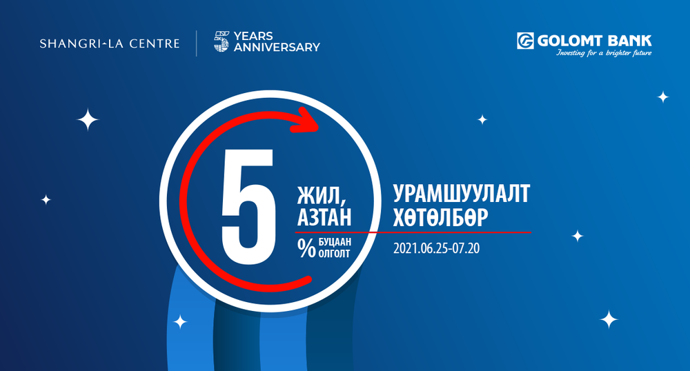 "5 жил, 5 азтан"  буцаан олголттой  урамшуулалт хөтөлбөр эхэллээ - Vimarsana News