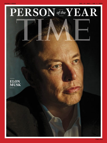 TIME оны хүнээр Илон Маскийг нэрлэв