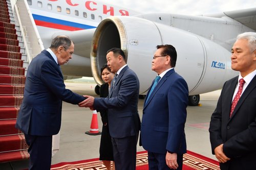 ОХУ-ын Гадаад хэргийн сайд С.В.Лавров манай улсад айлчилж байна