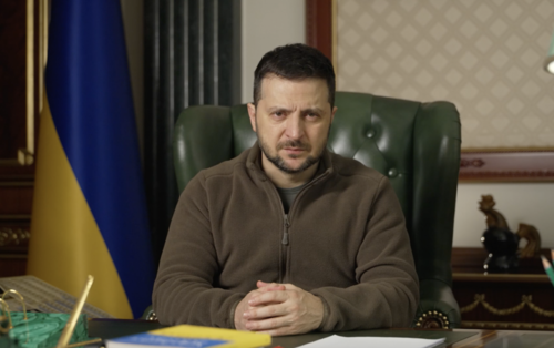 Зеленский АНУ-д айлчилж, Байдентай уулзана