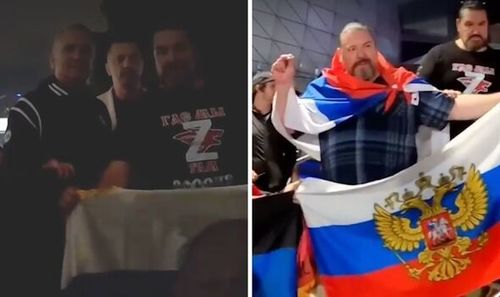 Теннисийн тэмцээний үеэр Z үсэгтэй далбааны улмаас дуулиан дэгдэв