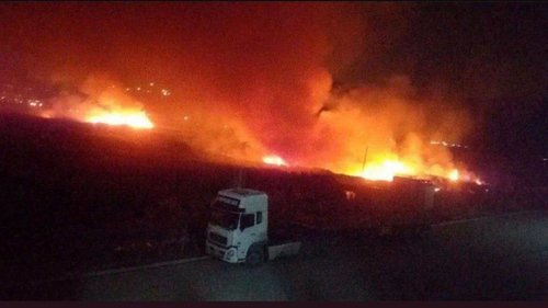 Сирид явж байсан Ираны ачааны машины цувааг устгажээ