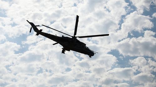 Беларусьт Z тэмдэгтэй нисдэг тэрэг сүйрчээ