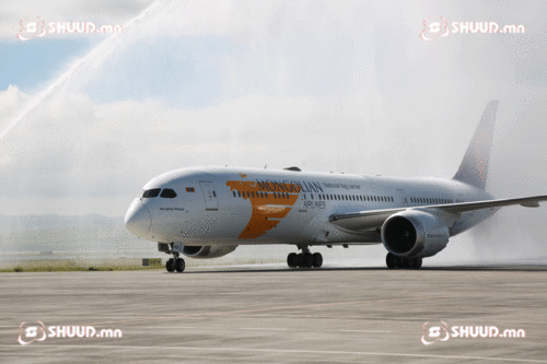 Монгол Улс Boeing 787-9 агаарын шинэ ХӨЛГӨӨ хүлээн авлаа